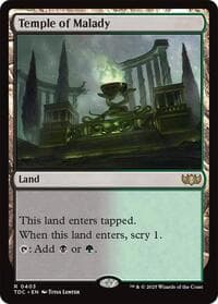 Temple of Malady - Commander: Tarkir: Dragonstorm - Magic: The Gathering card