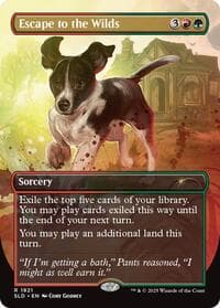 Escape to the Wilds (1921) - Secret Lair Drop Series - Magic: The Gathering card
