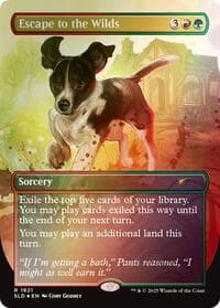 Escape to the Wilds (1921) (Rainbow Foil) - Secret Lair Drop Series - Magic: The Gathering card