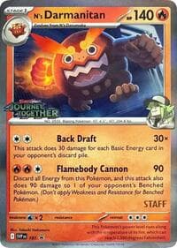 N's Darmanitan - 181 (Prerelease) [Staff] - SV: Scarlet & Violet Promo Cards - Pokemon card