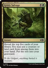Grisly Salvage - Commander: Tarkir: Dragonstorm - Magic: The Gathering card