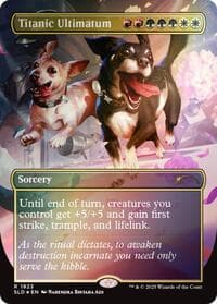Titanic Ultimatum (1923) (Rainbow Foil) - Secret Lair Drop Series - Magic: The Gathering card