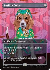 Basilisk Collar (1925) - Secret Lair Drop Series - Magic: The Gathering card