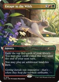 Escape to the Wilds (1916) - Secret Lair Drop Series - Magic: The Gathering card
