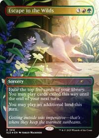 Escape to the Wilds (1916) (Rainbow Foil) - Secret Lair Drop Series - Magic: The Gathering card