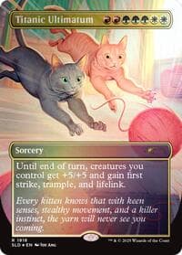 Titanic Ultimatum (1918) (Rainbow Foil) - Secret Lair Drop Series - Magic: The Gathering card