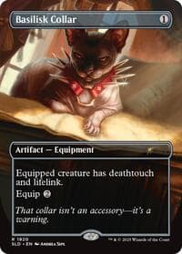 Basilisk Collar (1920) - Secret Lair Drop Series - Magic: The Gathering card