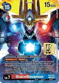 GraceNovamon (Rare Pull) - World Convergence - Digimon Card Game card