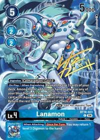 Lanamon (Rare Pull) - World Convergence - Digimon Card Game card