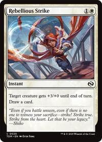Rebellious Strike - Tarkir: Dragonstorm - Magic: The Gathering card