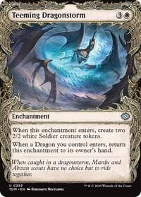 Teeming Dragonstorm (Showcase) - Tarkir: Dragonstorm - Magic: The Gathering card