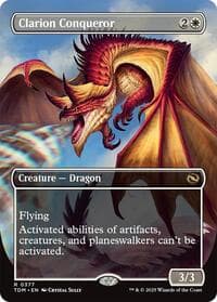 Clarion Conqueror (Borderless) - Tarkir: Dragonstorm - Magic: The Gathering card