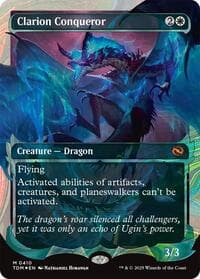 Clarion Conqueror (Showcase) (Halo Foil) - Tarkir: Dragonstorm - Magic: The Gathering card
