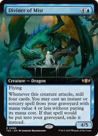 Diviner of Mist (Extended Art) - Commander: Tarkir: Dragonstorm - Magic: The Gathering card
