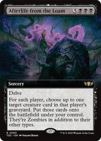 Afterlife from the Loam (Extended Art) - Commander: Tarkir: Dragonstorm - Magic: The Gathering card