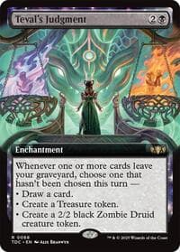 Teval's Judgment (Extended Art) - Commander: Tarkir: Dragonstorm - Magic: The Gathering card