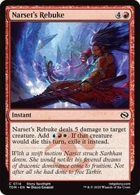 Narset's Rebuke - Tarkir: Dragonstorm - Magic: The Gathering card