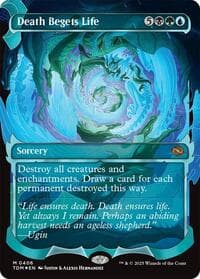 Death Begets Life (Showcase) - Tarkir: Dragonstorm - Magic: The Gathering card
