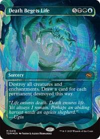 Death Begets Life (Showcase) (Halo Foil) - Tarkir: Dragonstorm - Magic: The Gathering card