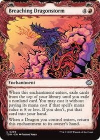Breaching Dragonstorm (Showcase) - Tarkir: Dragonstorm - Magic: The Gathering card