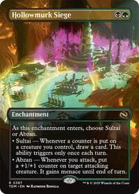 Hollowmurk Siege (Borderless) - Tarkir: Dragonstorm - Magic: The Gathering card