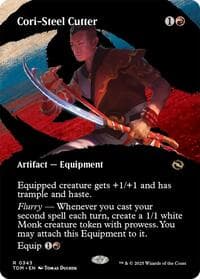 Cori-Steel Cutter (Borderless) - Tarkir: Dragonstorm - Magic: The Gathering card