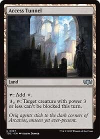 Access Tunnel - Commander: Tarkir: Dragonstorm - Magic: The Gathering card