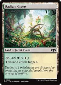 Radiant Grove - Commander: Tarkir: Dragonstorm - Magic: The Gathering card