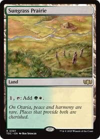 Sungrass Prairie - Commander: Tarkir: Dragonstorm - Magic: The Gathering card