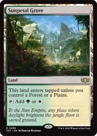 Sunpetal Grove - Commander: Tarkir: Dragonstorm - Magic: The Gathering card
