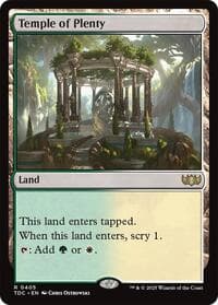 Temple of Plenty - Commander: Tarkir: Dragonstorm - Magic: The Gathering card