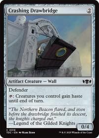 Crashing Drawbridge - Commander: Tarkir: Dragonstorm - Magic: The Gathering card