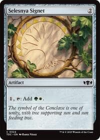 Selesnya Signet - Commander: Tarkir: Dragonstorm - Magic: The Gathering card