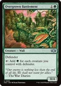 Overgrown Battlement - Commander: Tarkir: Dragonstorm - Magic: The Gathering card