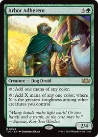 Arbor Adherent - Commander: Tarkir: Dragonstorm - Magic: The Gathering card