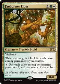 Faeburrow Elder - Commander: Tarkir: Dragonstorm - Magic: The Gathering card