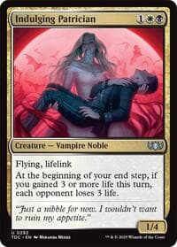 Indulging Patrician - Commander: Tarkir: Dragonstorm - Magic: The Gathering card