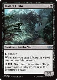 Wall of Limbs - Commander: Tarkir: Dragonstorm - Magic: The Gathering card