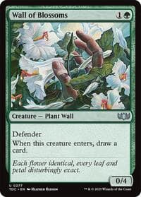 Wall of Blossoms - Commander: Tarkir: Dragonstorm - Magic: The Gathering card