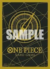 One Piece Card Game Official Sleeves: BANDAI Card Games Fest 23-24 Standard Black & Gold (70-Pack) - Bandai Card Sleeves - Card Sleeves card