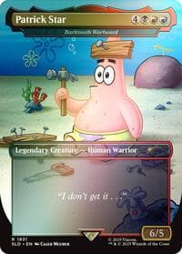 Patrick Star - Barktooth Warbeard (Rainbow Foil) - Secret Lair Drop Series - Magic: The Gathering card