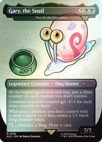 Gary, the Snail - Toxrill, the Corrosive (Rainbow Foil) - Secret Lair Drop Series - Magic: The Gathering card