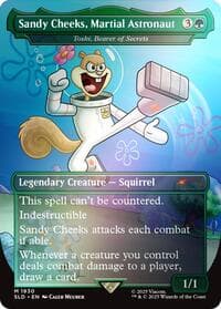 Sandy Cheeks, Martial Astronaut - Toski, Bearer of Secrets (Rainbow Foil) - Secret Lair Drop Series - Magic: The Gathering card
