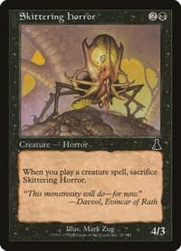 Skittering Horror - Urza's Destiny - Magic: The Gathering card
