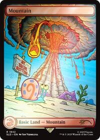 Mountain (1942) (Rainbow Foil) - Secret Lair Drop Series - Magic: The Gathering card