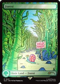 Forest (1943) (Rainbow Foil) - Secret Lair Drop Series - Magic: The Gathering card