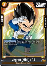 Vegeta (Mini) : DA - FS08-12 - Starter Deck 8: Vegeta (Mini) Super Saiyan 3 - Dragon Ball Super: Fusion World card