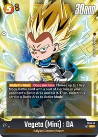 Vegeta (Mini) : DA - FS08-13 - Starter Deck 8: Vegeta (Mini) Super Saiyan 3 - Dragon Ball Super: Fusion World card