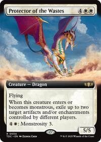 Protector of the Wastes (Extended Art) - Commander: Tarkir: Dragonstorm - Magic: The Gathering card