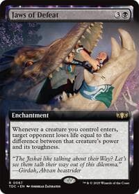 Jaws of Defeat (Extended Art) - Commander: Tarkir: Dragonstorm - Magic: The Gathering card